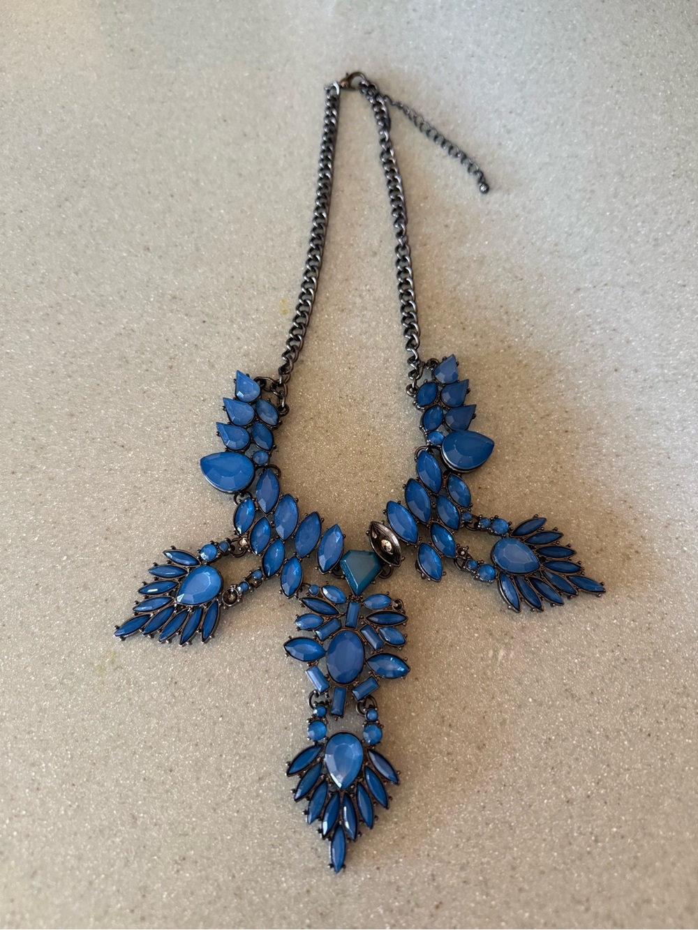 Bold Blue Statement Necklace - Women Jewelry